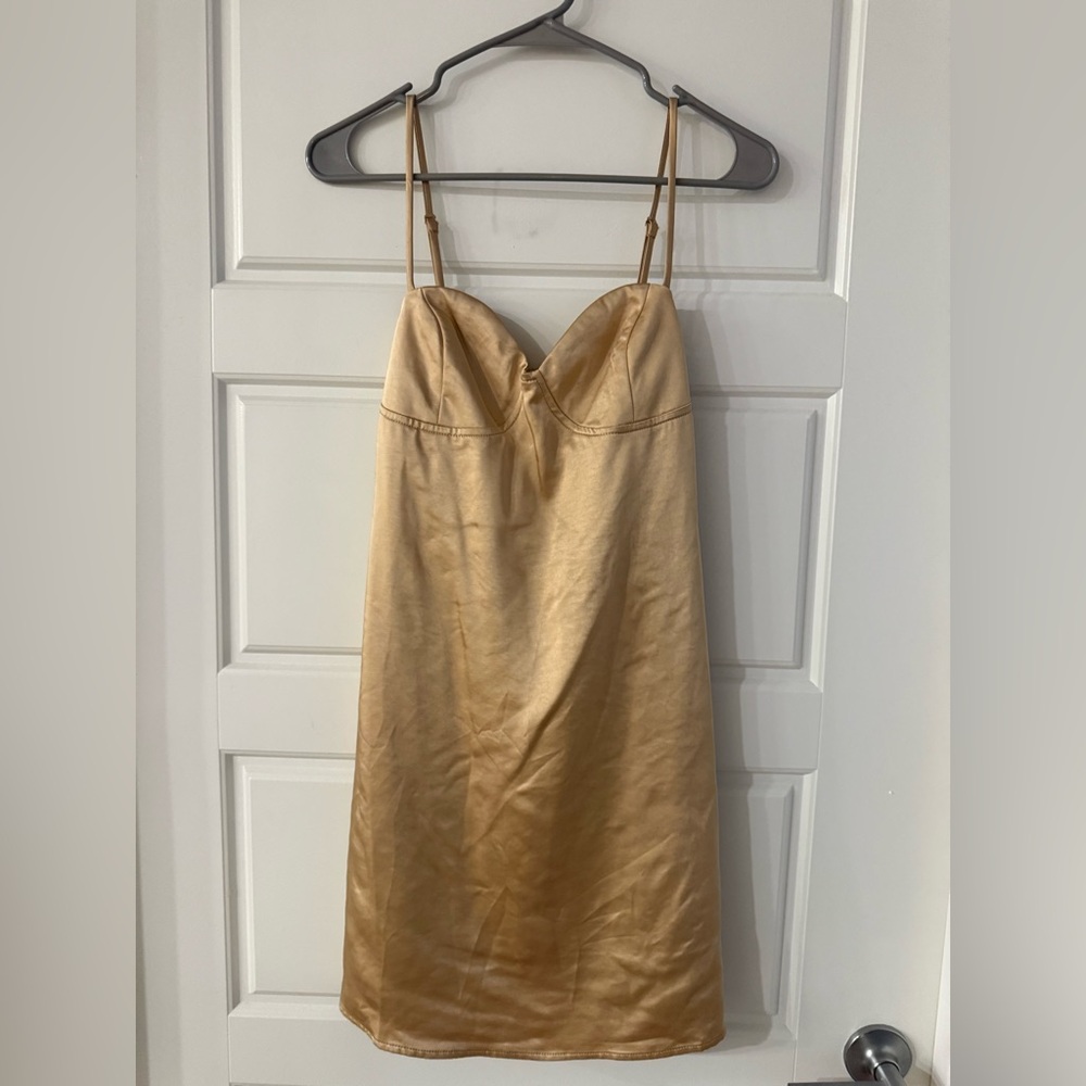 Astars Gold Mini Dress